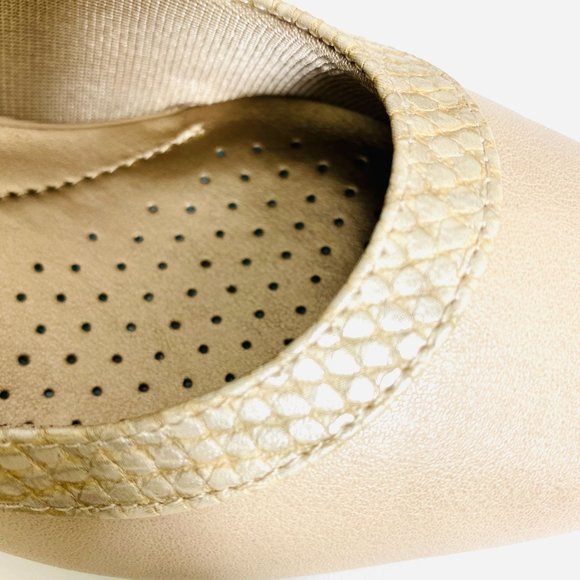 Life Stride Kimberly Taupe Heel Pump Comfort Support Flex Soft System NEW IN BOX - Picture 7 of 10